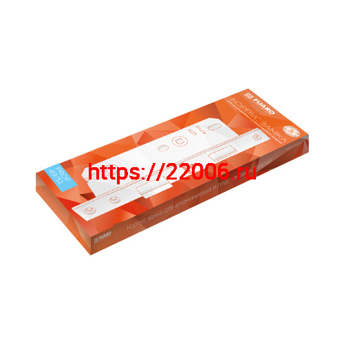 Корпус Fuaro (Фуаро) узкопрофильного замка с защелкой PROF4916-40/92 CP хром фото 2