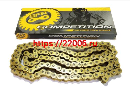 Цепь SFR (420) SFR - 98 зв. приводная Zodiak цветная коробочка Цепь SFR (420) SFR - 98 зв. приводная Zodiak цветная коробочка