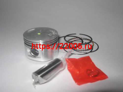 Поршень 44 мм 4х такт.двиг. (с кольцами, пальцем, стопор.кольц.) 60см3