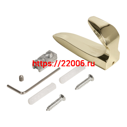 Крючок Ajax (Аякс) настенный MB-LM/K-002 GP золото фото 4