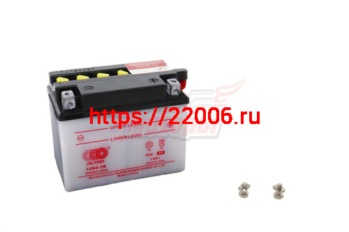 Аккумулятор 12В 4Ач OUTDO 12N4-3B (кислотный БЕЗ ЭЛЕКТРОЛИТА) (120*70*92мм) Alpha Аккумулятор 12В 4Ач OUTDO 12N4-3B (кислотный БЕЗ ЭЛЕКТРОЛИТА) (120*70*92мм) Alpha