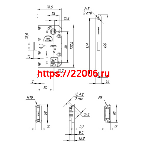 Магнитная Armadillo (Армадилло) защелка WC с ответной планкой GRAVITY G01.196.50.96 BL черный фото 3 Магнитная Armadillo (Армадилло) защелка WC с ответной планкой GRAVITY G01.196.50.96 BL черный фото 3