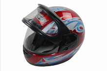 Шлем CONCORD XZF01 красный "XL(61-62)" (интеграл)