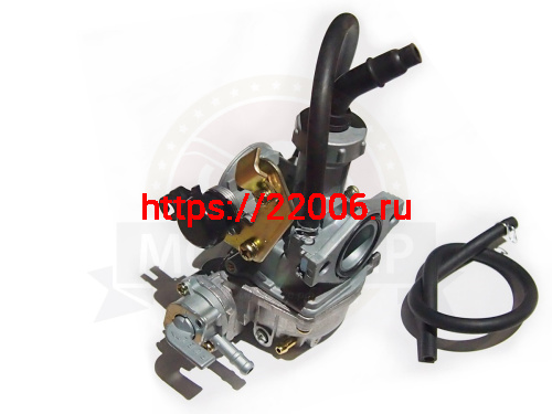 Карбюратор PZ22  BSE PH10-125 154FMI (d22 D39) (с бензокраном) флажок под трос (слева)