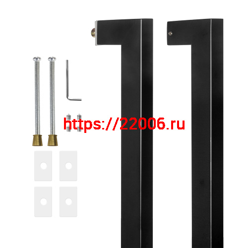 Ручка-скоба Fuaro (Фуаро) PULL.PH38/1500.26 INOX 304 (PH-26-38/1500-INOX) BLACK фото 2