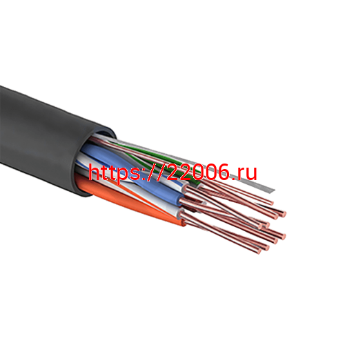 Кабель витая пара PROconnect UTP 4PR 24AWG, CCA, CAT5e, PE, бухта 305 м, черный OUTDOOR