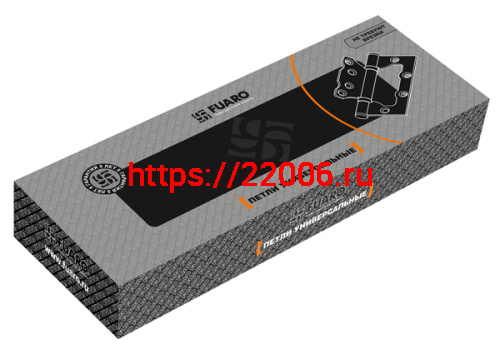 Петля Fuaro (Фуаро) универсальная без врезки IN4500W SN (500-2BB 100x2,5) мат. никель фото 2 Петля Fuaro (Фуаро) универсальная без врезки IN4500W SN (500-2BB 100x2,5) мат. никель фото 2