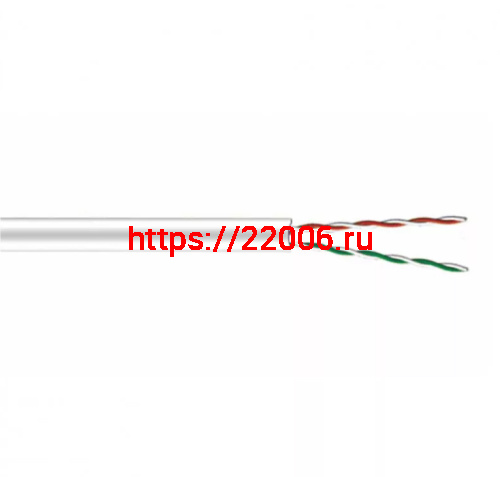 Кабель PLEXUS UTP 2PR 24AWG CCA CAT 5e, (0.48) 305м