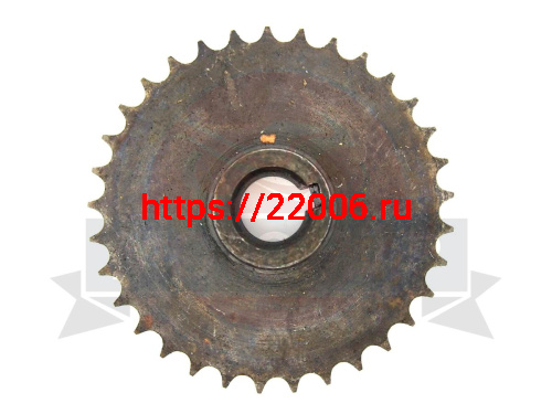 Звезда 33 зуб. (428) цепи, 12.7шаг, на вал d25мм, h29мм, шпонка 8мм, мотобуксировщик фото 2