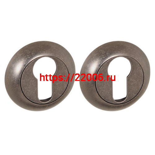 Накладка Punto (Пунто) под цилиндр ET.R.ZR54 (ET ZR) OS-9 античное серебро