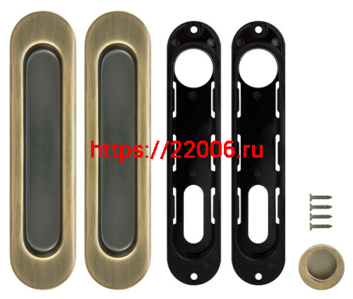 Ручка Armadillo (Армадилло) для раздвижных дверей SH.LD152.010 (SH010) WAB-11 матовая бронза фото 2