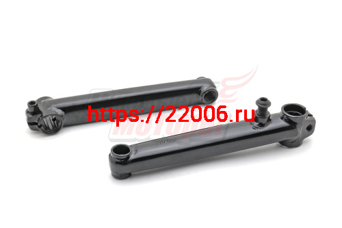 Шатуны BMX 3-х компонентные KENLI KL-8901S  полые,ф31,8mm крупн.шлиц, L-170mm,48T-19mm, резьба 9/16"