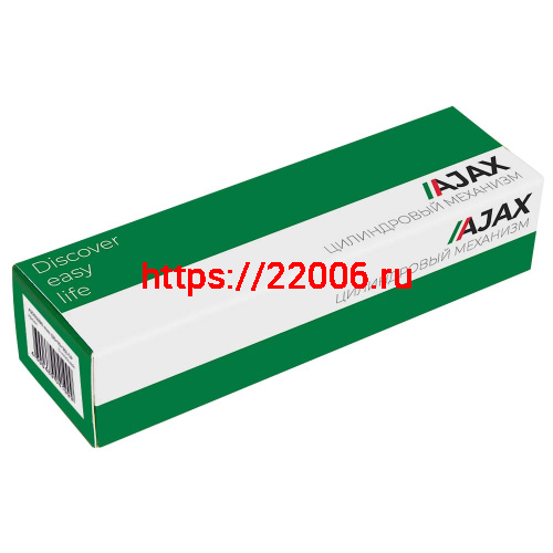Цилиндровый Ajax (Аякс) механизм (AZ202/80) AZ2002Knob80 (40+10+30) CP хром с вертушкой фото 2