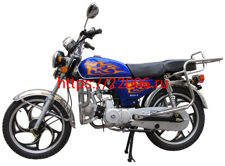 Мопед Альфа 70сс (обод литой черный, резина повышенной проходимости) Мопед Альфа 70сс (обод литой черный, резина повышенной проходимости)