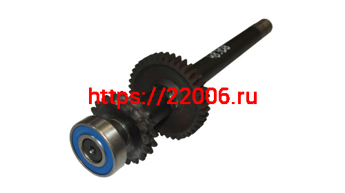 Вал ведомый машинокомплекта Лидер-Альфа 3 в сборе (длинный) с подшипниками фото 3 Вал ведомый машинокомплекта Лидер-Альфа 3 в сборе (длинный) с подшипниками фото 3