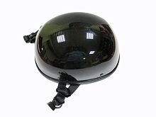 Мотошлем каска "байкер" 513 открытый (черный) (M)