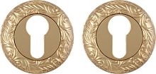 Накладка Fuaro (Фуаро) под цилиндр ET.R.SM58 (ET SM) GOLD-24 золото24К