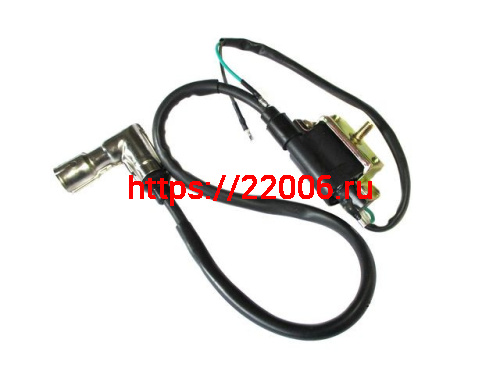 Катушка зажигания TTR125 с металлическим надсвечником Катушка зажигания TTR125 с металлическим надсвечником