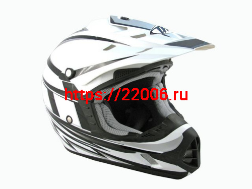 Мотошлем THH TX-12 №17 white/silver (M)
