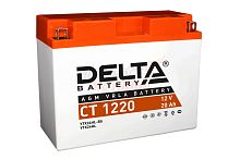 Аккумулятор 12В20Ач DELTA CT1220 (Y50-N18L-A3) (кислотн, герметичный) (обратн полярн) (205*89*163мм) (ArcticCat, Brp-Sci-Doo, Kawasaki, Polaris750, Ya