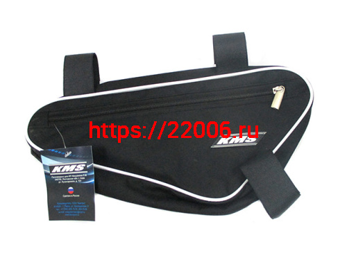 Велосумка KMS подрамная передн.треуг., черная, матер-л ПВХ с водоотталк.пропиткой, 3254005К Велосумка KMS подрамная передн.треуг., черная, матер-л ПВХ с водоотталк.пропиткой, 3254005К