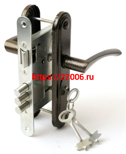 Замок Zenit (Зенит) врезной сувальдный с защёлкой в комплекте с ручкой ЗВ9-4-2 (медь), 3кл. Замок Zenit (Зенит) врезной сувальдный с защёлкой в комплекте с ручкой ЗВ9-4-2 (медь), 3кл.