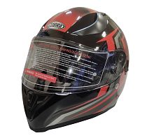 Шлем интеграл COBRA EC H128, серый/оранж, серый/син, черн/крас, черн/лайм, черн/оранж, размер L