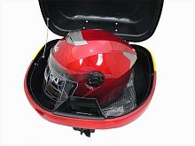 Кофр 166А черный (со шлемом) 39*34*26 cm (мотошлем 710 открытый)