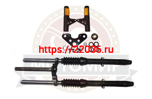 Вилка телескопическая передняя COLT в сборе (барабанный тормоз) Вилка телескопическая передняя COLT в сборе (барабанный тормоз)