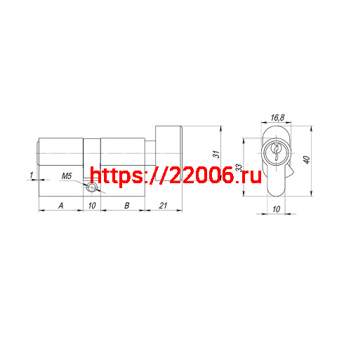Цилиндровый Ajax (Аякс) механизм (AX102/60) AX1002Knob60 (25+10+25)/HD AB бронза 4Key с вертушкой фото 3 Цилиндровый Ajax (Аякс) механизм (AX102/60) AX1002Knob60 (25+10+25)/HD AB бронза 4Key с вертушкой фото 3