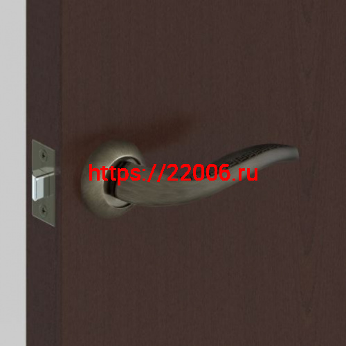 Ручка Punto (Пунто) раздельная GERION TL/HD ABG-6 зеленая бронза фото 2 Ручка Punto (Пунто) раздельная GERION TL/HD ABG-6 зеленая бронза фото 2