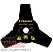 Нож мет. 230мм 3z CHAMPION (3/230/25.4) для жесткой травы (Тип А) (125R,235R,FS55-120) (C5100)