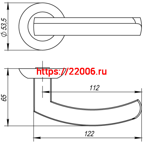 Ручка Punto (Пунто) раздельная R.TL54.ALFA (ALFA TL) ABG-6 зеленая бронза фото 3 Ручка Punto (Пунто) раздельная R.TL54.ALFA (ALFA TL) ABG-6 зеленая бронза фото 3