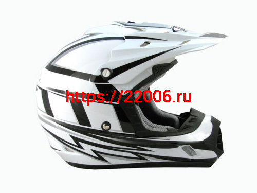 Мотошлем THH TX-12 №17 white/silver (L) Мотошлем THH TX-12 №17 white/silver (L)