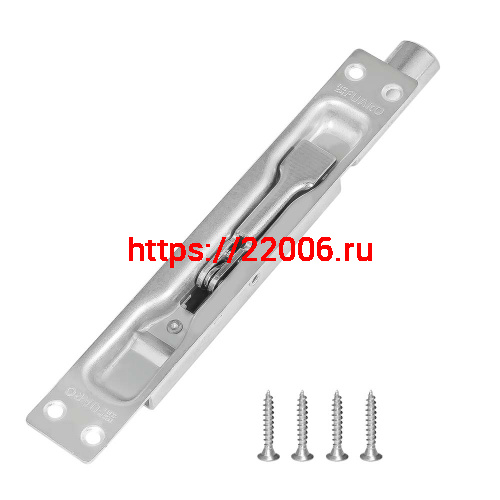 Задвижка Fuaro (Фуаро) торцевая RIGEL-set/160 D16x60mm (TDB set 160-24) в комплекте с ригелем фото 3