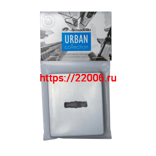 Накладка Armadillo (Армадилло) на сувальдный замок ESC.S-auto.USS/K (PS Protector/USS) SN матовый никель фото 2 Накладка Armadillo (Армадилло) на сувальдный замок ESC.S-auto.USS/K (PS Protector/USS) SN матовый никель фото 2