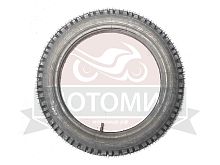 Покрышка 18" 3.50-18 (100/100-18), Л-328, с камерой, Иж универс., ПетроШина (НАБОР)