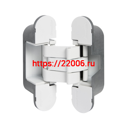 Петля Armadillo (Армадилло) скрытой установки U3D8000.VPG WH белый TECH Петля Armadillo (Армадилло) скрытой установки U3D8000.VPG WH белый TECH