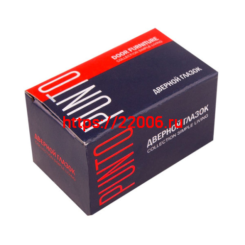 Глазок Punto (Пунто) дверной, оптика пластик DV-3/90-50/P (DVP3/NEW) CP хром фото 2