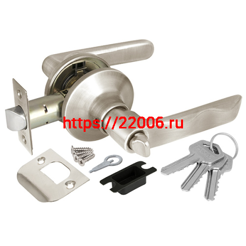 Ручка Punto (Пунто) защелка DK624 SN-ET (6024 SN-E) (кл./фик.) мат. никель