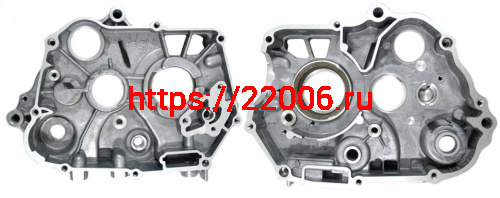 Картер двигателя 139FMB Дельта (левый) под стартер и шариковые подшиники Картер двигателя 139FMB Дельта (левый) под стартер и шариковые подшиники