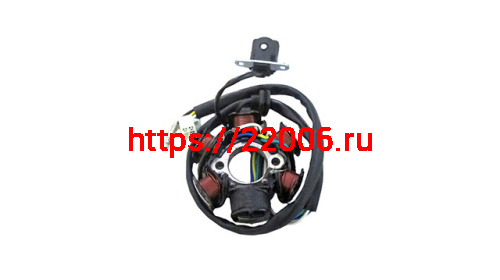 Статор генератора 152QMI, 157QMJ 125/150сс SEE 6 катушек