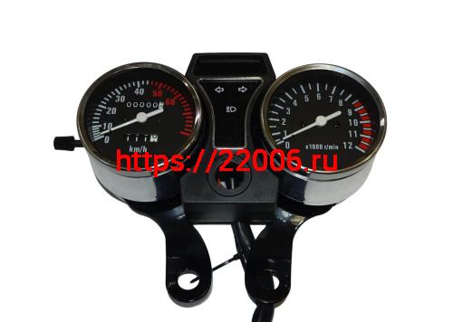 Щиток приборов Альфа (ТЮНИНГ) с разметкой до 45км/ч, далее красная зона