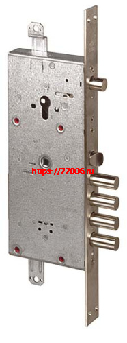 Замок Cisa (Чиза) врезной двухсистемный NEW CAMBIO FACILE 57.985.48 A.RT (тех.упаковка) с блок от ц/м, кл. 44 мм