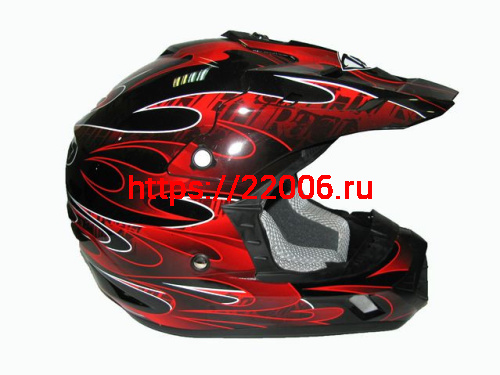 Мотошлем THH TX-12 №3 black/ red (M) kids Мотошлем THH TX-12 №3 black/ red (M) kids