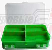 Коробочка для оснастки двухсторонняя (зеленая) Helios