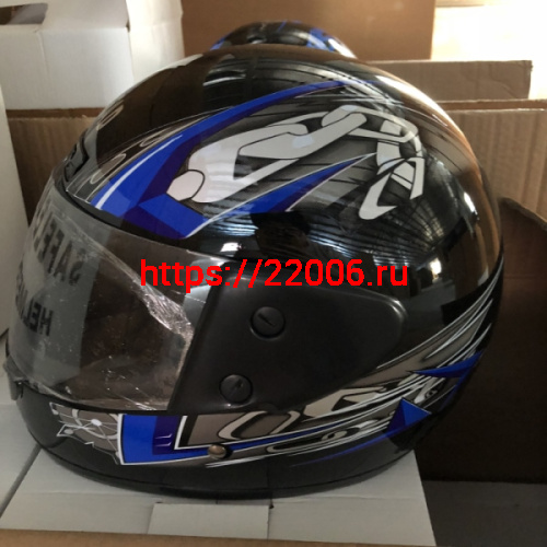 Шлем интеграл "Safelead" HF-101 NEW черный (Q19B)(Q29) размер XL фото 2