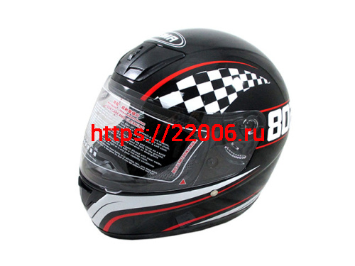 Мотошлем YM-802 черный (М) Мотошлем YM-802 черный (М)