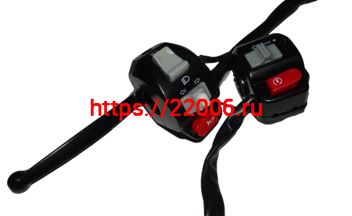 Переключатель скутер WIZARD, WIZARD LED левый+правый (093+094) Переключатель скутер WIZARD, WIZARD LED левый+правый (093+094)