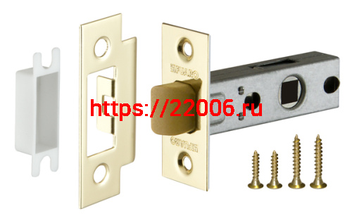 Защелка Fuaro (Фуаро) врезная PLASTP12-45-25 GP золото Защелка Fuaro (Фуаро) врезная PLASTP12-45-25 GP золото